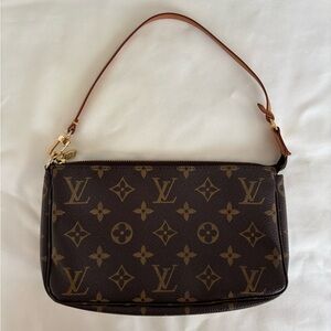 Authentic Louis Vuitton Pochette Accessories Monogram Canvas